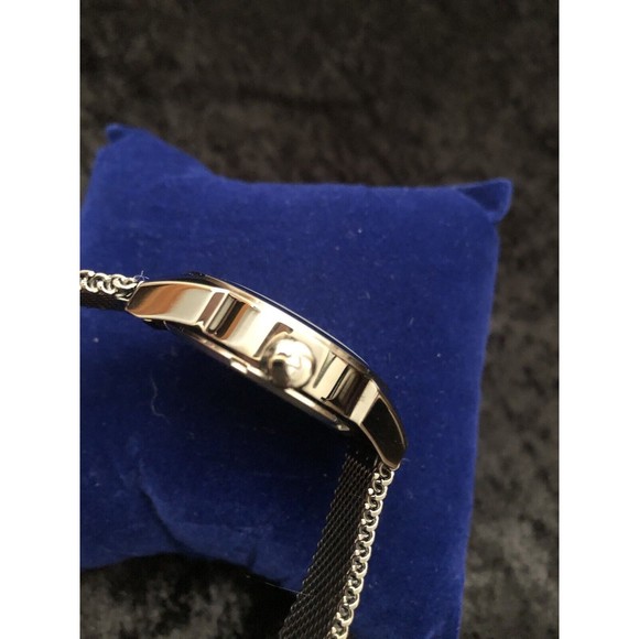 Android Men's 48mm Dark Silver Tone Black MOP Dial Watch Automatic SII VJ55 - Picture 10 of 14